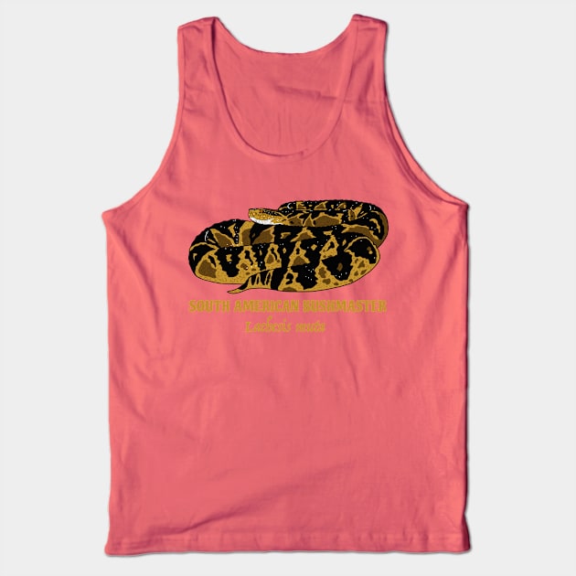 South American Bushmaster, Lachesis muta Tank Top by SNK Kreatures